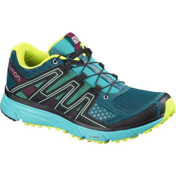 SALOMON X-MISSION 3 W Philippines - Women's Trail Running Shoes - Turquoise | 172804-FIT